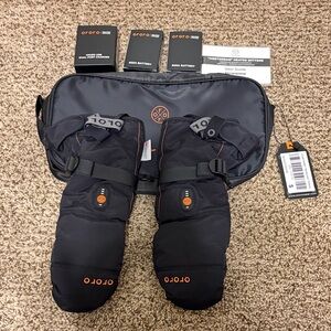 Ororo Battery-powered Heated Amsterdam Mittens Unisex size Small-Black